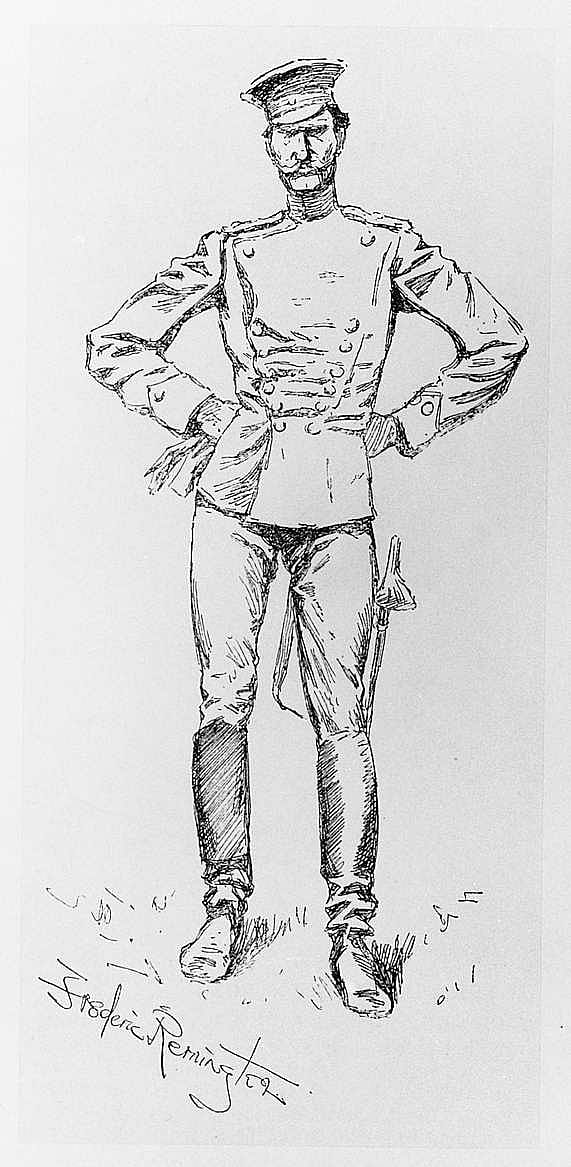 Untitled ("The Military Riding-School of Germany," German officer)