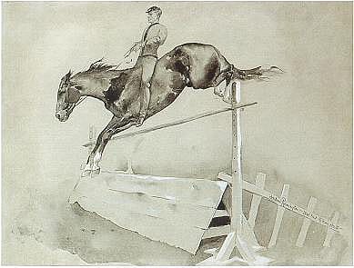 Five-Foot Hurdle Bareback