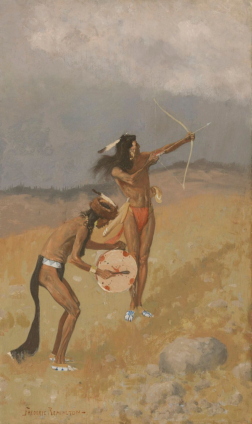 The Thunder-Fighters Would Take Their Bows and Arrows, Their Guns, Their Magic Drum
