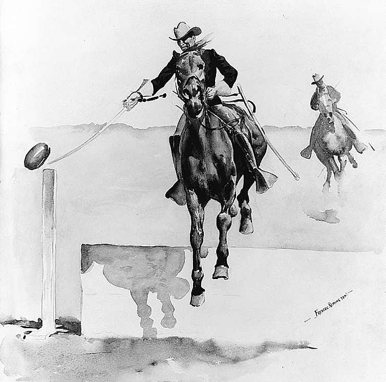 In the Riding-School--"Right Point"