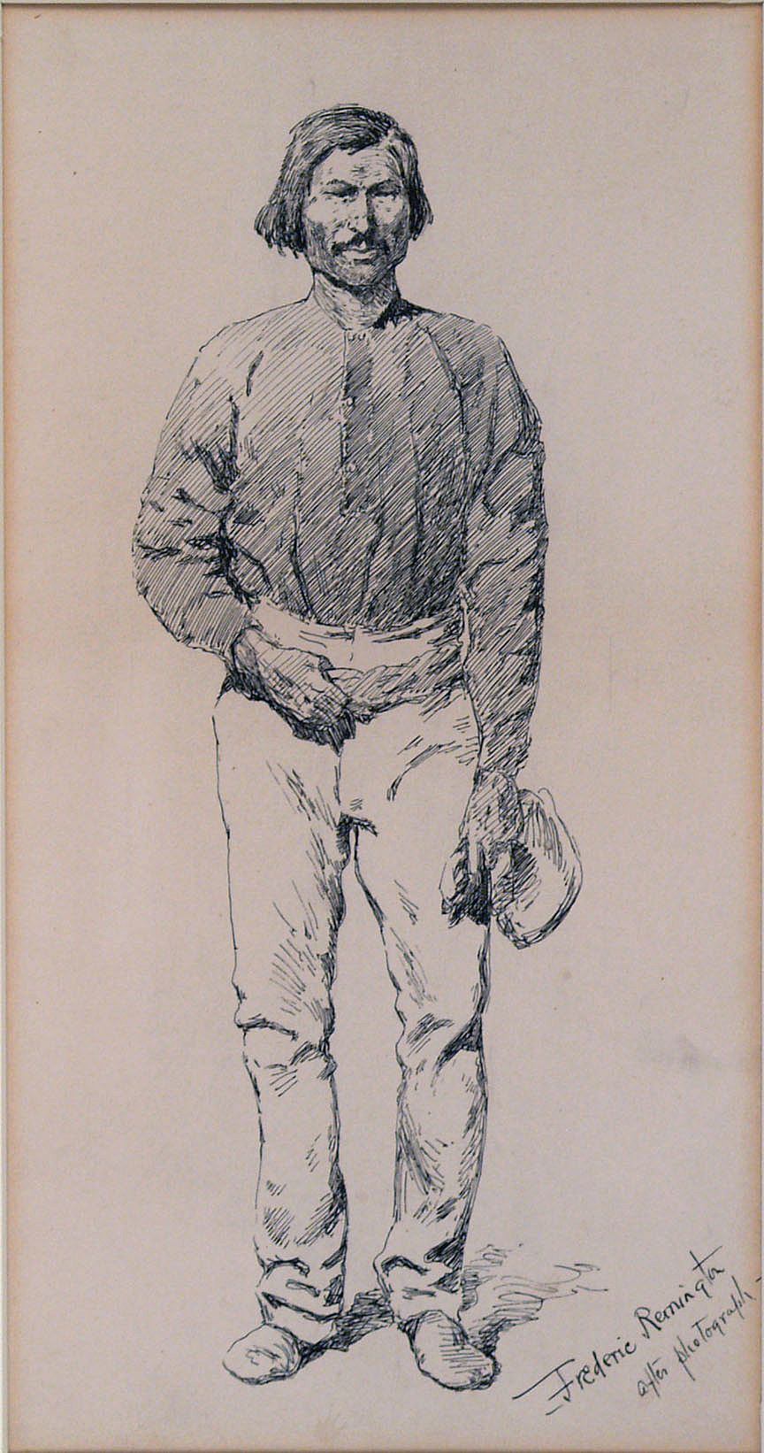 A Voyageur or Canoe-Man of Great Slave Lake