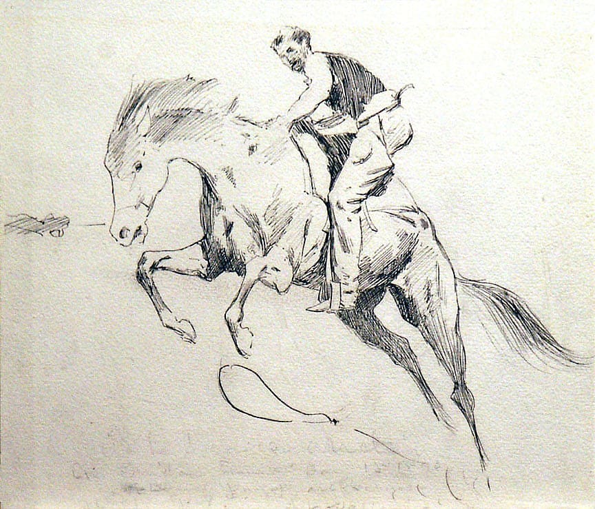 Sketch for "Turn Him Loose, Bill"