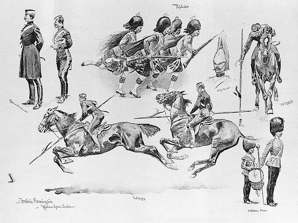 Sketches from the Recent English Military Tournament