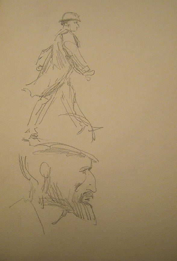 Untitled sketch (A Russian Jew)