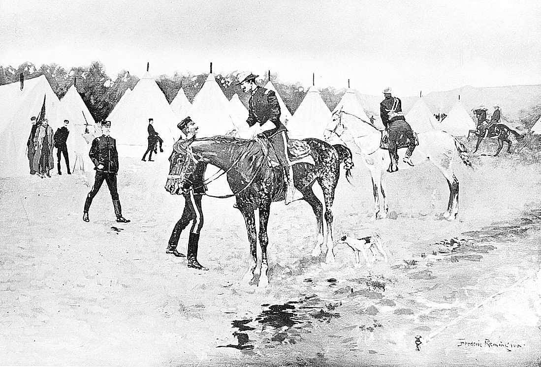 A Modern Cavalry Camp