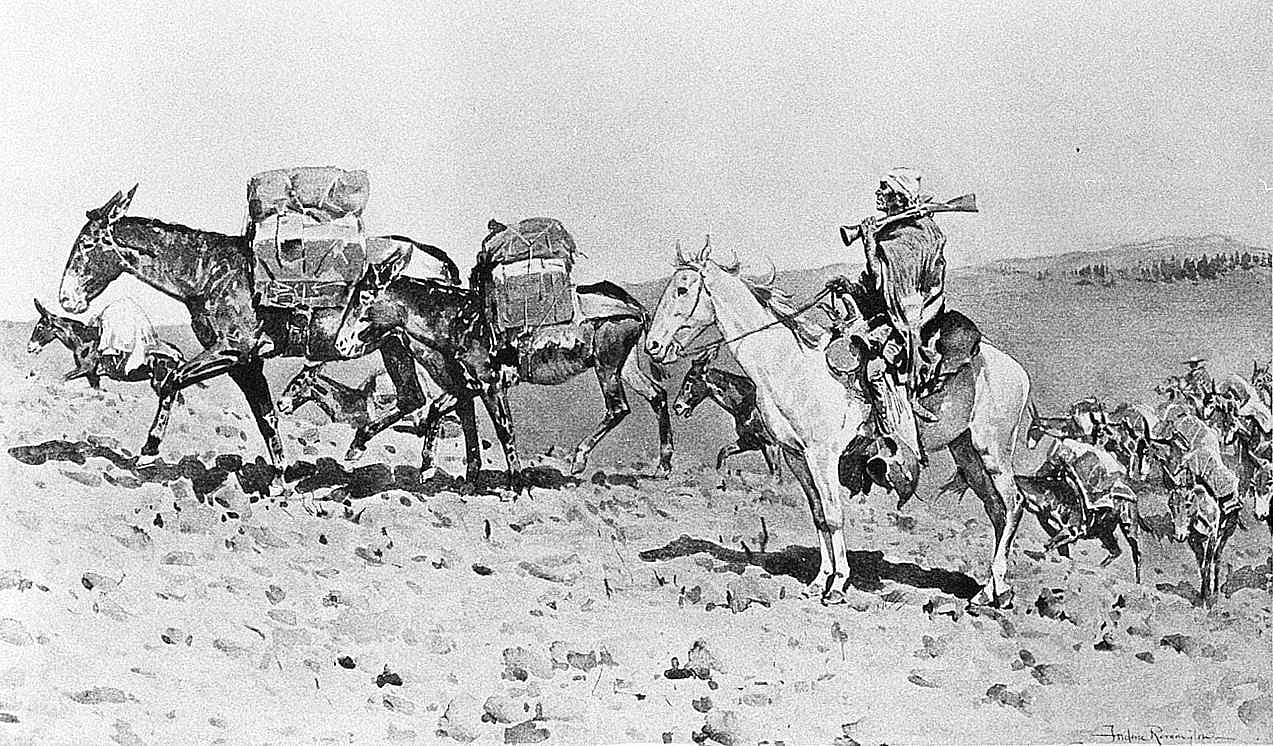 A Pack Train to Santa Fe, 1820