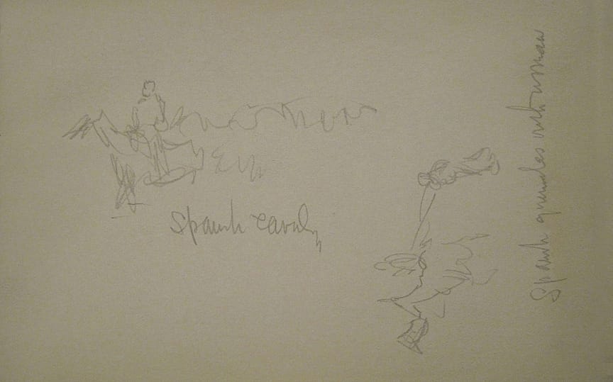 Untitled Sketch (Spanish Guerillas Bringing 