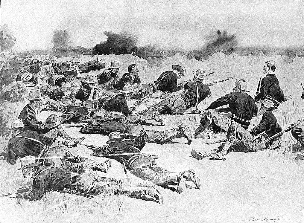 Lying in the Road Before the Attack, San Juan