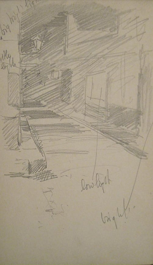 Untitled sketch (The Night Patrol)