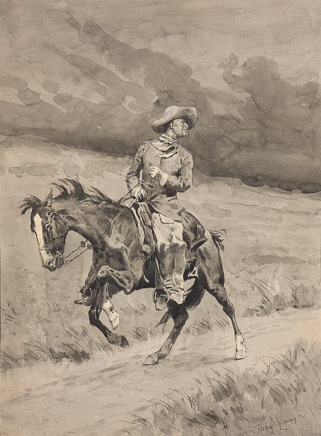 "It Was One of These . . . . . That Caused Him to Rein up His Horse So Suddenly"
