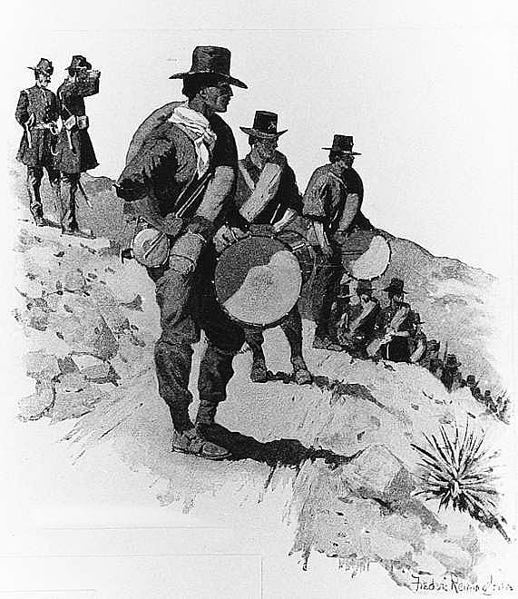 "The Men Turned Back to Look at Their Old Quarters"