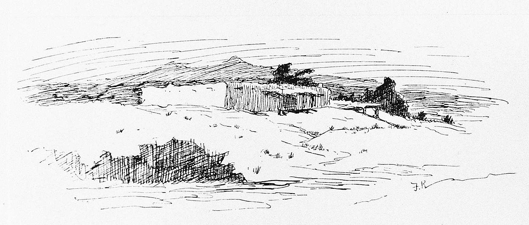 The Adobe Ranch Where the Fight Took Place
