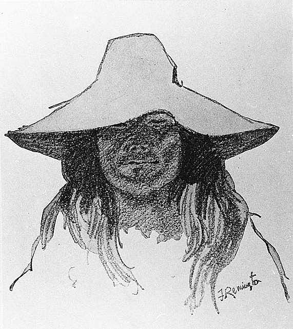 Untitled (Done in the Open, head of man)