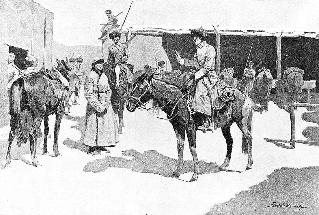 Outpost of Russian Cossacks on the Manchurian Frontier