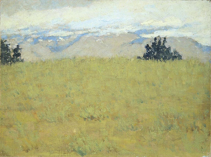 Untitled (landscape sketch)