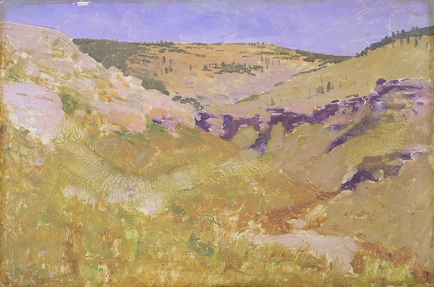 Untitled (landscape sketch)