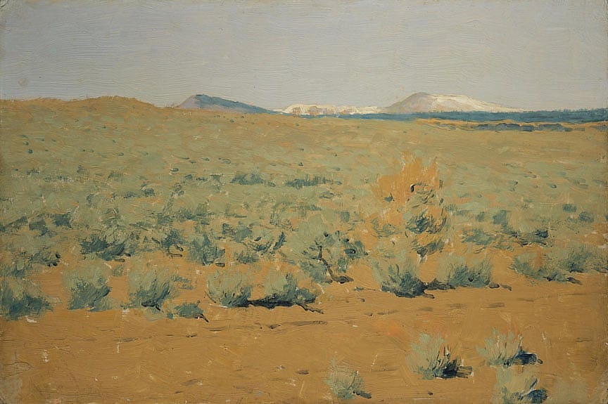 Untitled (landscape sketch)