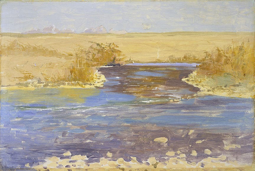 Untitled (landscape sketch)