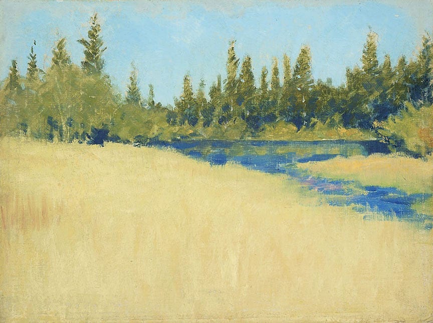 Untitled (landscape sketch)