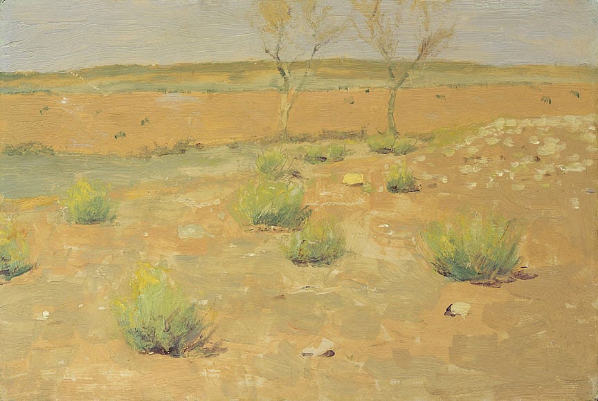 Untitled (landscape sketch)