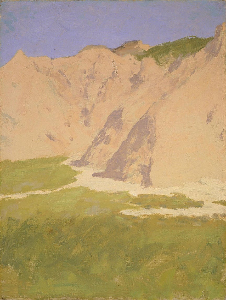 Untitled (landscape sketch)
