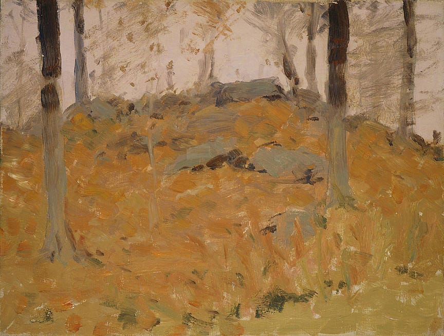 Untitled (sketch of forest)