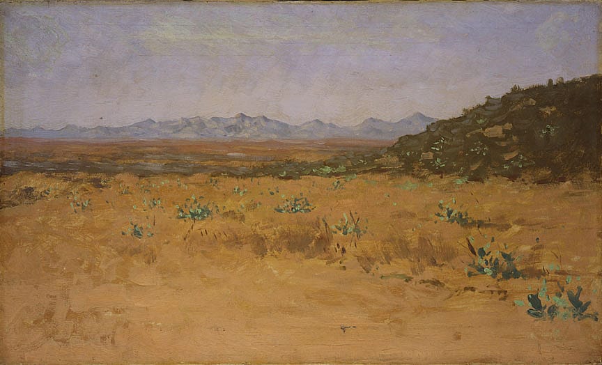 Untitled (landscape sketch)