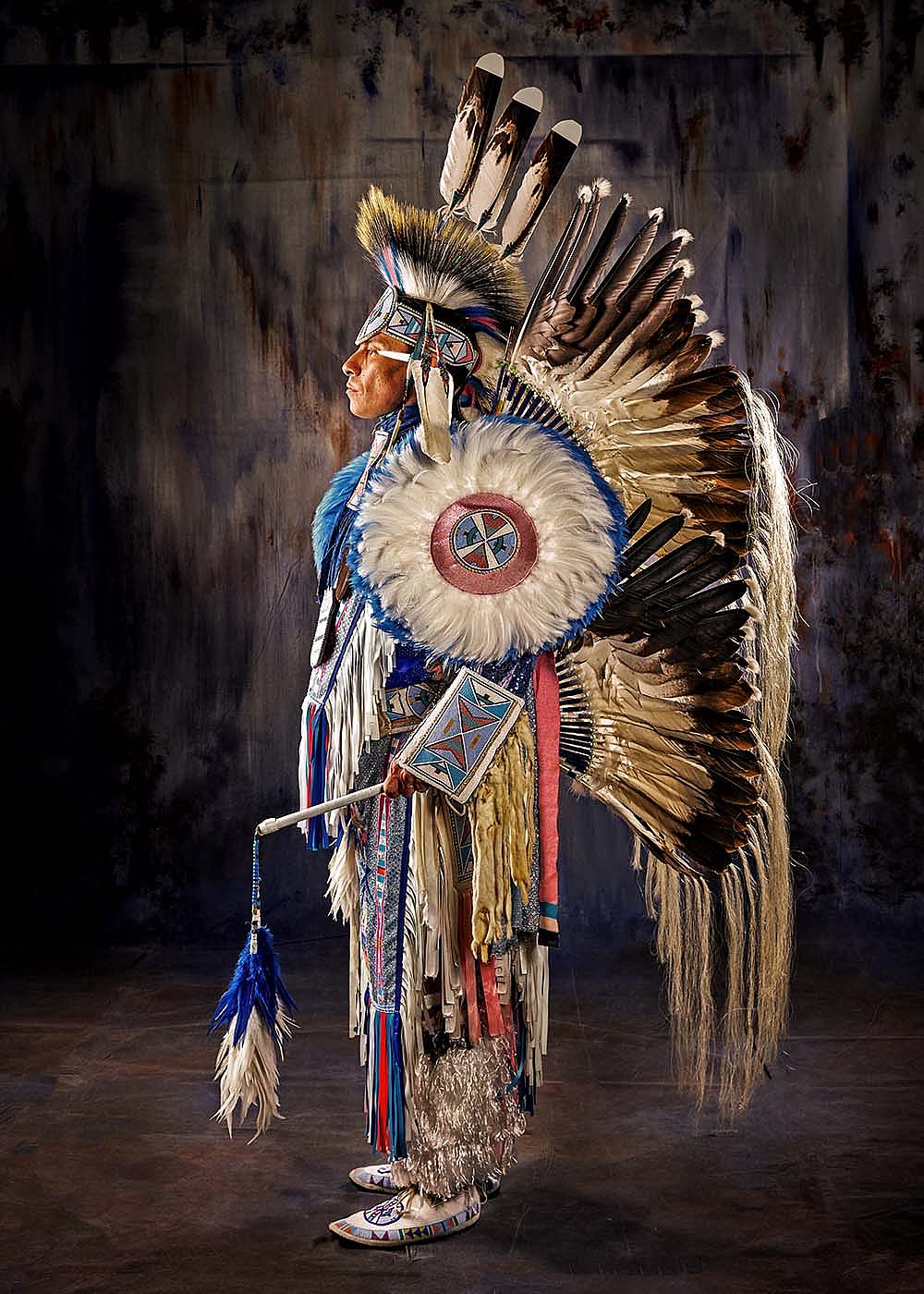 Native American hip hop artist and dancer Supaman