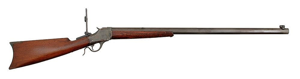 Winchester Model 1885 rifle. Gift of Olin Corporation, Winchester Arms Collection. 1988.8.2628