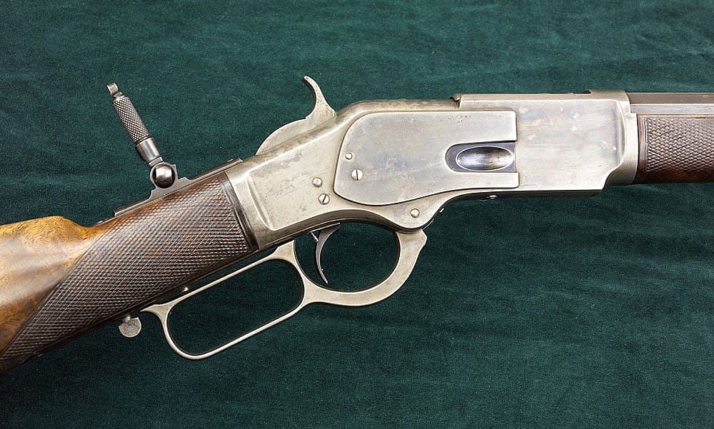 Winchester Model 1873, "1 of 1000," ca. 1875. Gift of Olin Corporation, Winchester Arms Collection. 1988.8.181