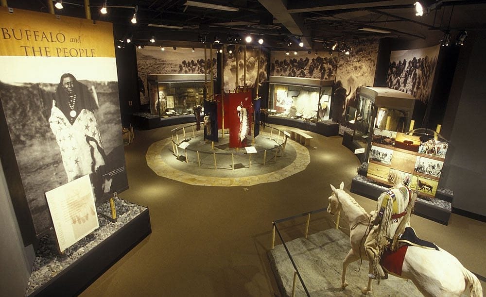 Buffalo and the People gallery in the Plains Indian Museum