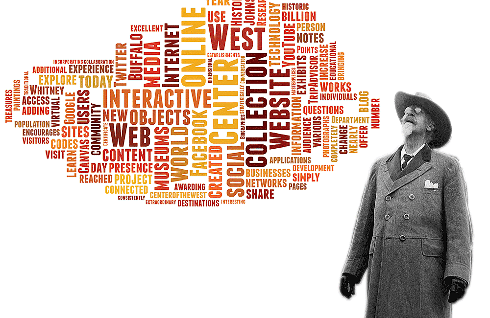 William F. "Buffalo Bill" Cody, ca. 1905. MS6 William F. Cody Collection. P.6.107