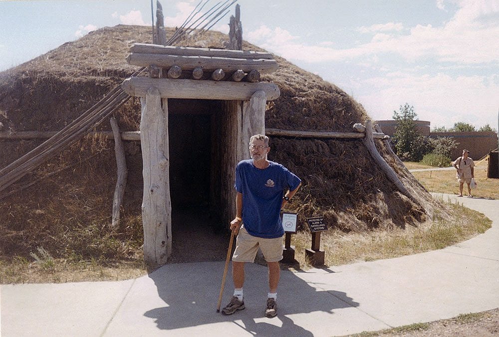 Knife River Indian Village, near Fort Mandan, where Lewis and Clark met Sacajawea.
