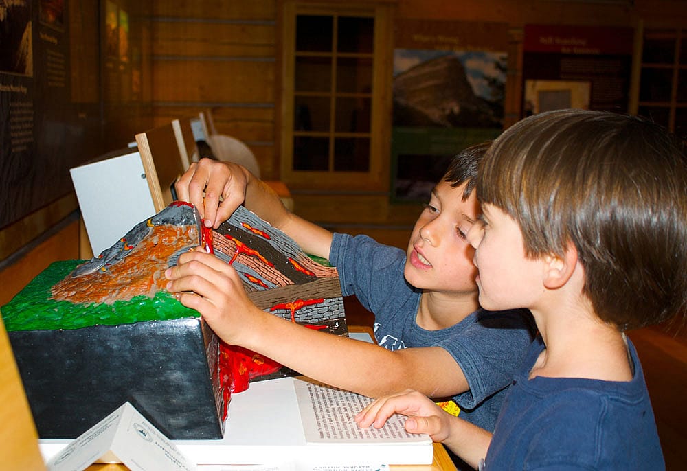 Hands-on volcano