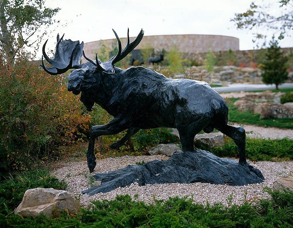 "Daddy Long Legs" by T.D. Kelsey. Outdoor sculpture at the Center of the West. 14.12.9