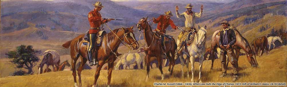 Charles M. Russell's 'When Law Dulls the Edge of Chance.' 28.78