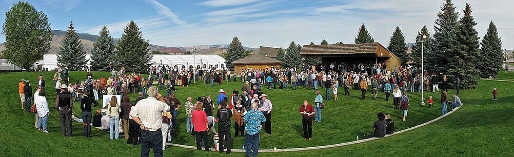 Quick Draw at the Buffalo Bill Art Show & Sale during Rendezvous Royale
