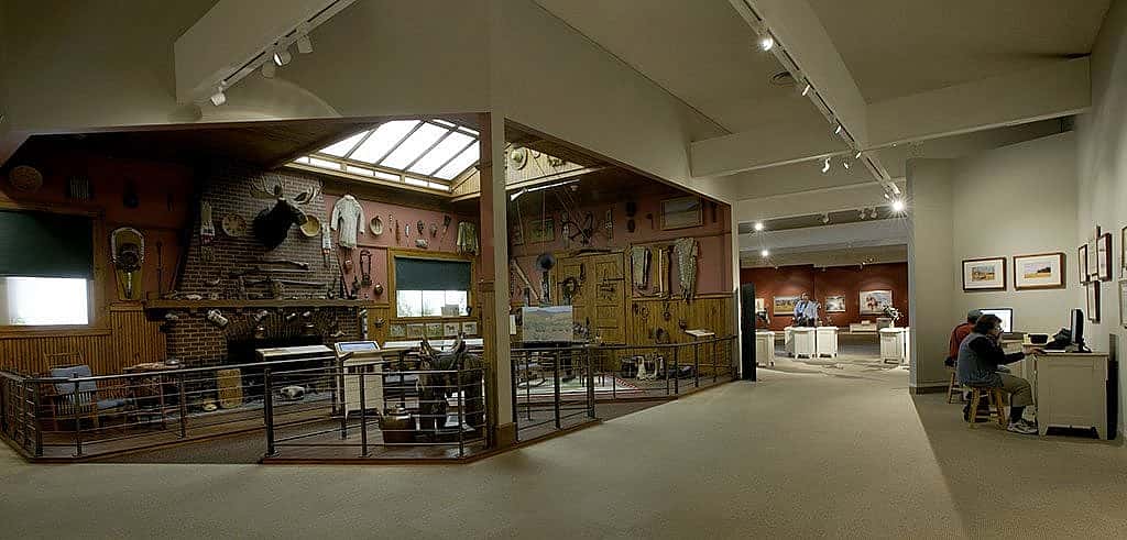 Frederic Remington studio reproduction in the Whitney Western Art Museum.