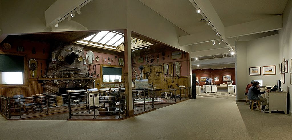 Frederic Remington studio reproduction in the Whitney Western Art Museum.