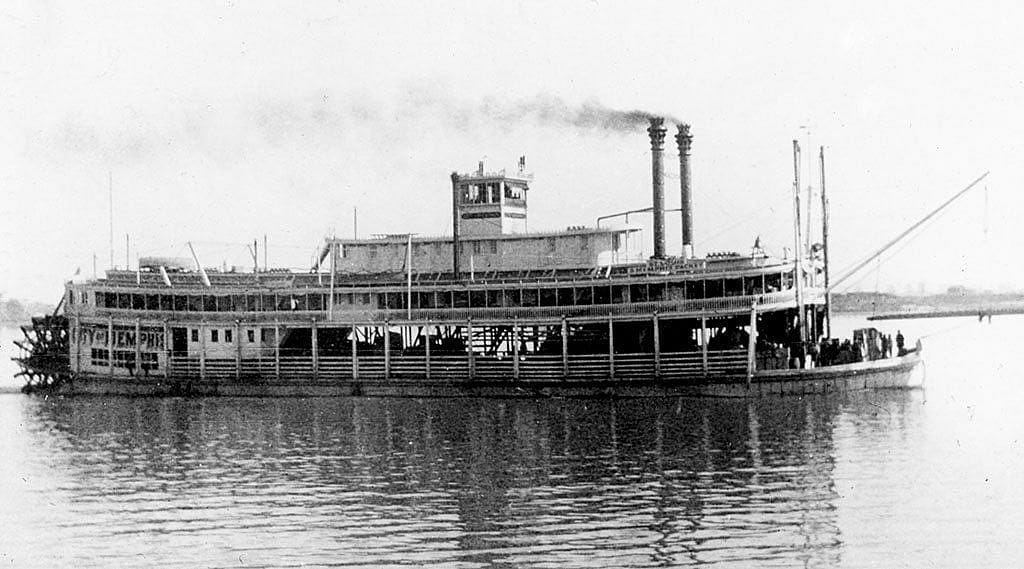 The "City of Memphis" was the Mississippi river boat that Mark Twain piloted from 1859 to 1861. Mark Twain House and Museum, Hartford, Connecticut. River boats #33.