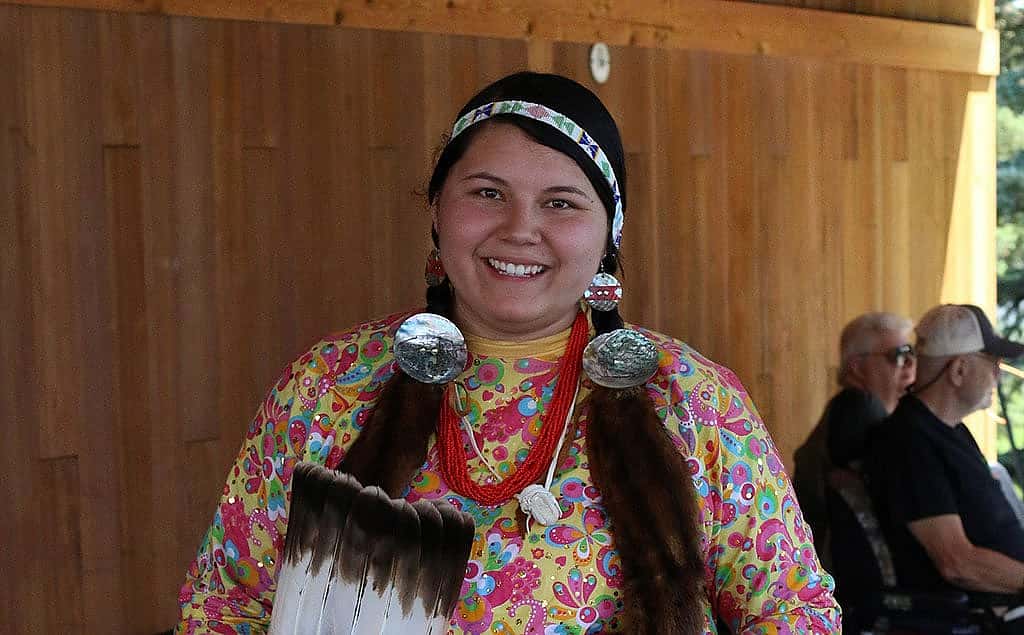 Hunter Old Elk at Plains Indian Museum Powwow