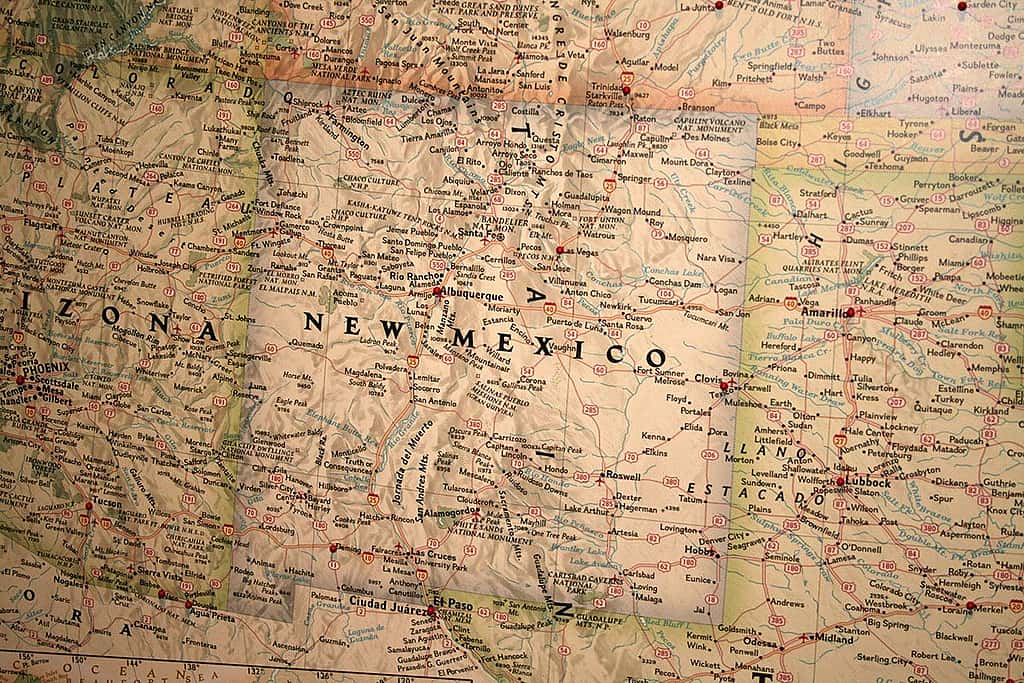Towns in New Mexico where Buffalo Bill took his Wild West show