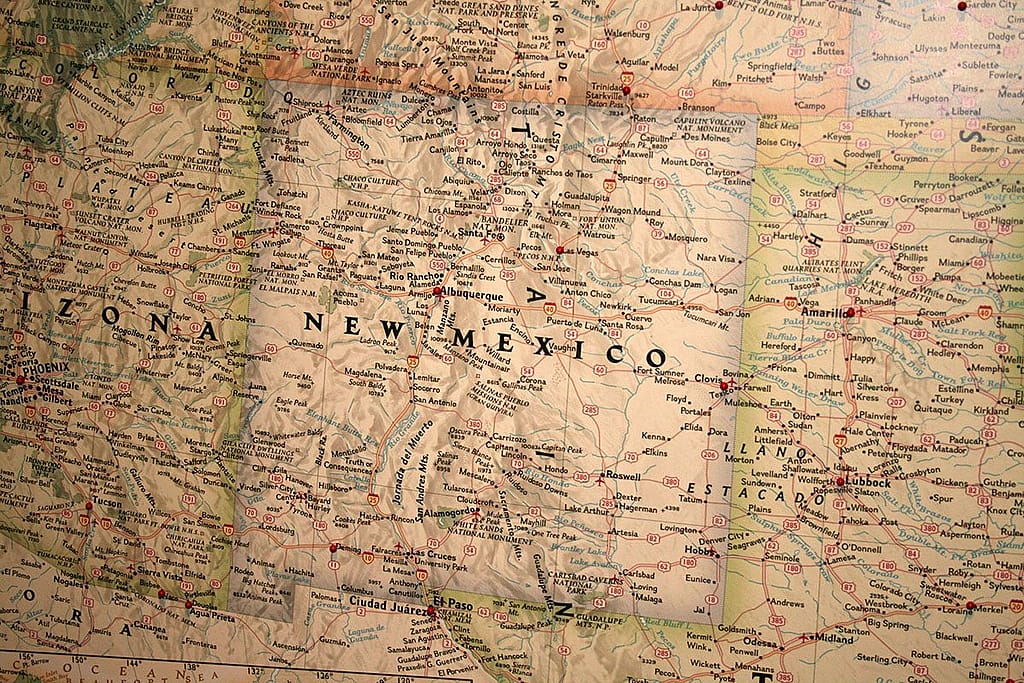 Towns in New Mexico where Buffalo Bill took his Wild West show