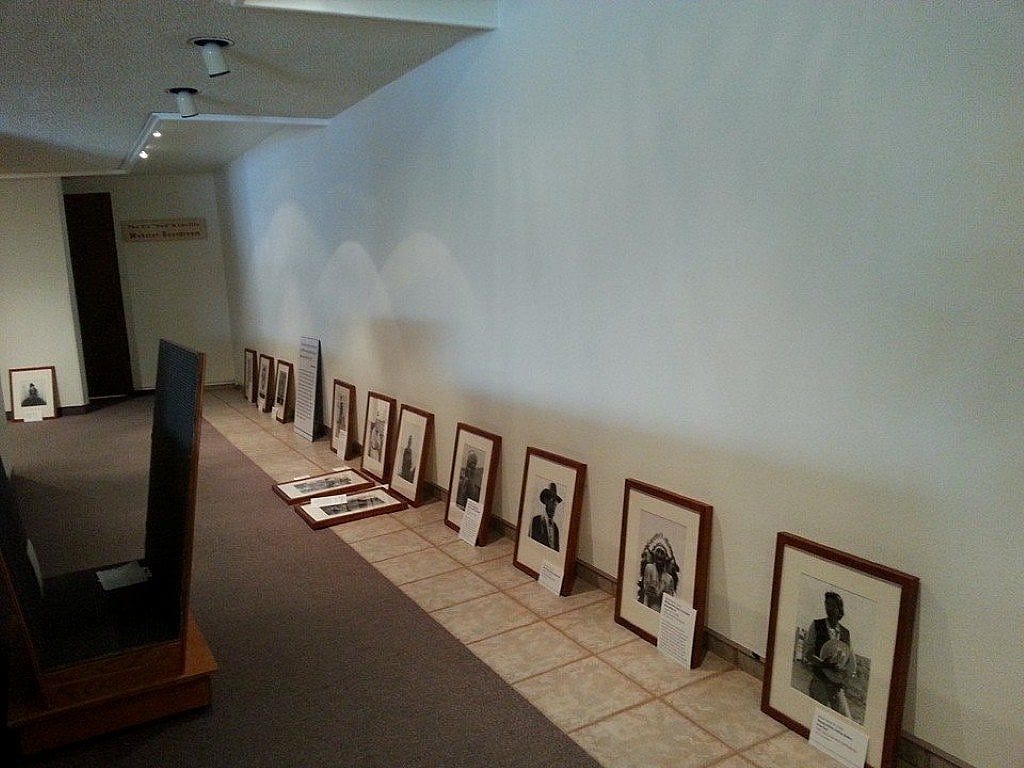 Laying out Developing Stories exhibition
