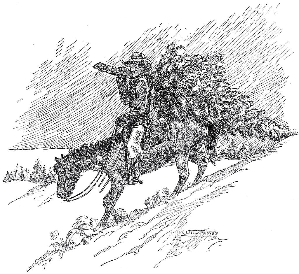 Will James sketch, undated. Willis McDonald IV Collection.