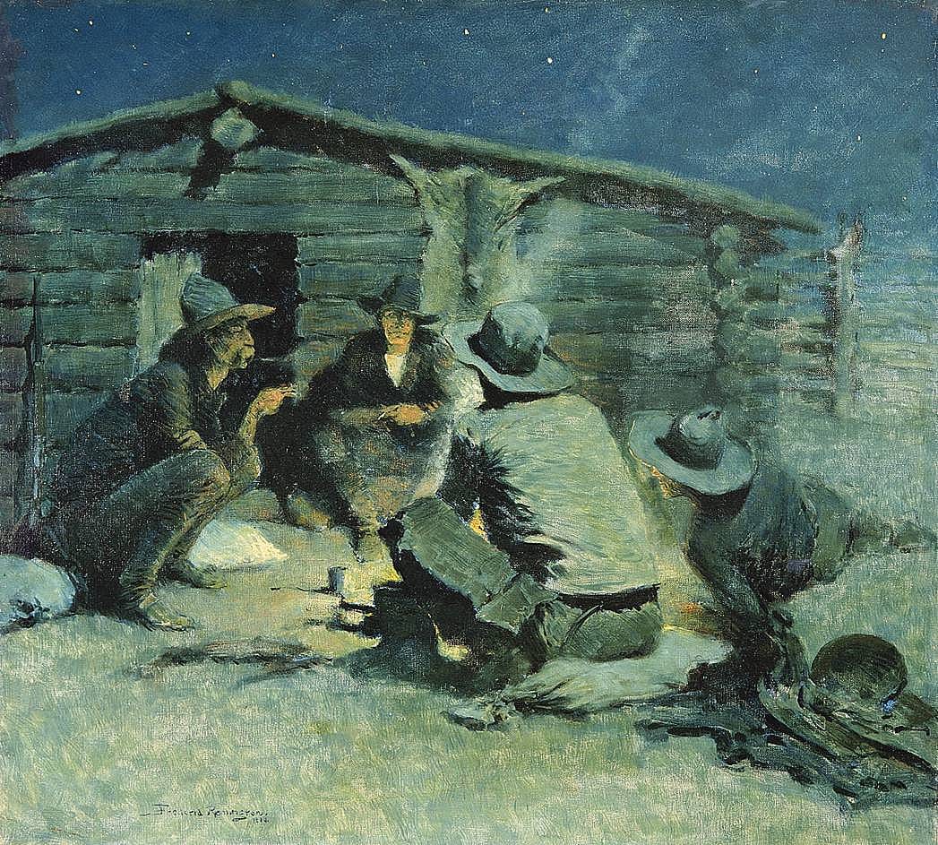 Figure 11. Untitled (The Cigarette), 1909. Frederic Remington Art Museum, Ogdensburg, New York. Cat. no. 02925