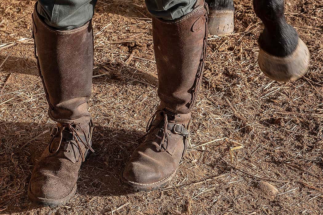 "Riding Boots and Two Hooves," 2016. Photograph by Gabrielle Saveri.