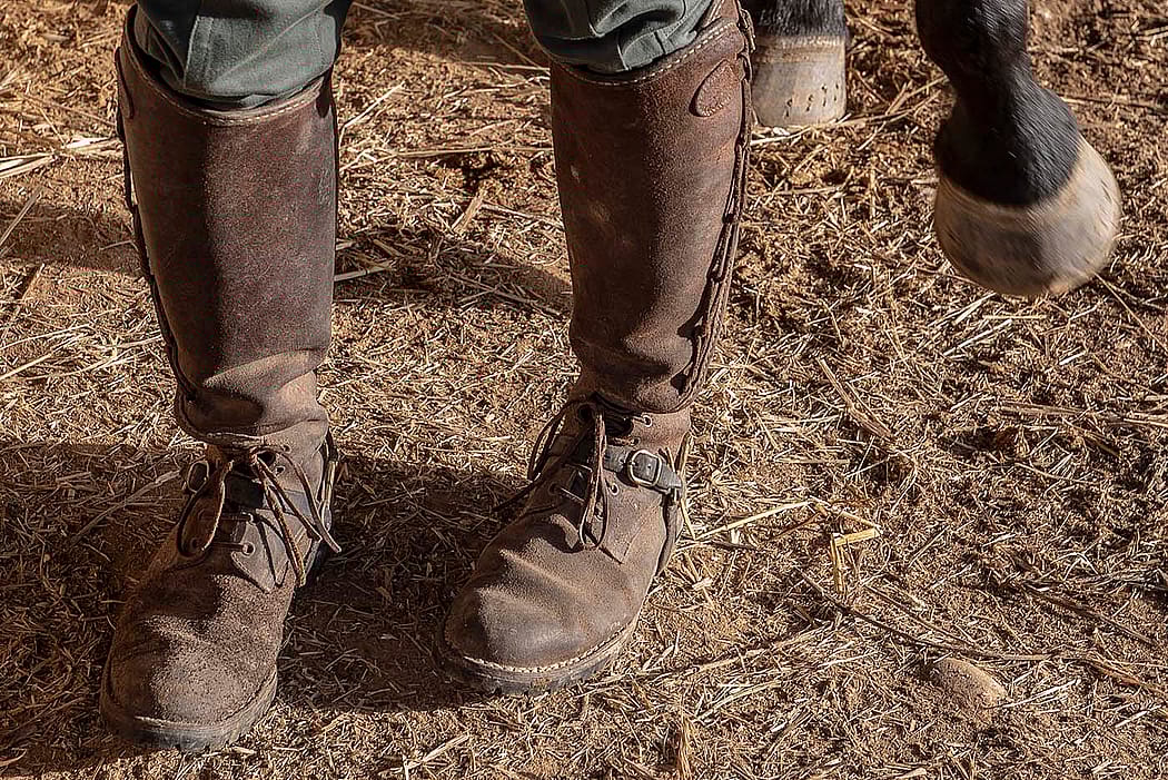 "Riding Boots and Two Hooves," 2016. Photograph by Gabrielle Saveri.