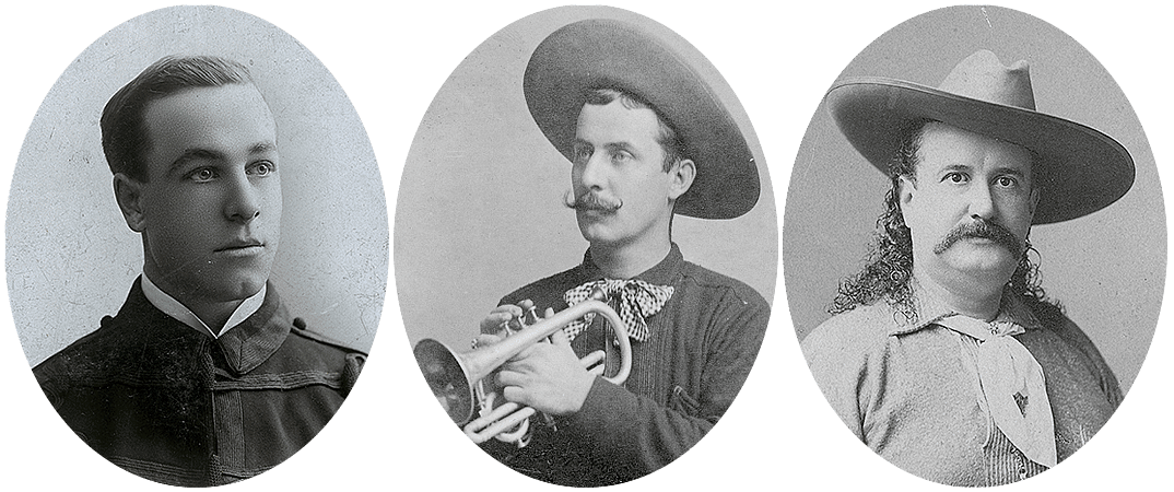 Johnny Baker, William Sweeney, and Major John Burke. P.6.1754, P.6.55, P.69.1405