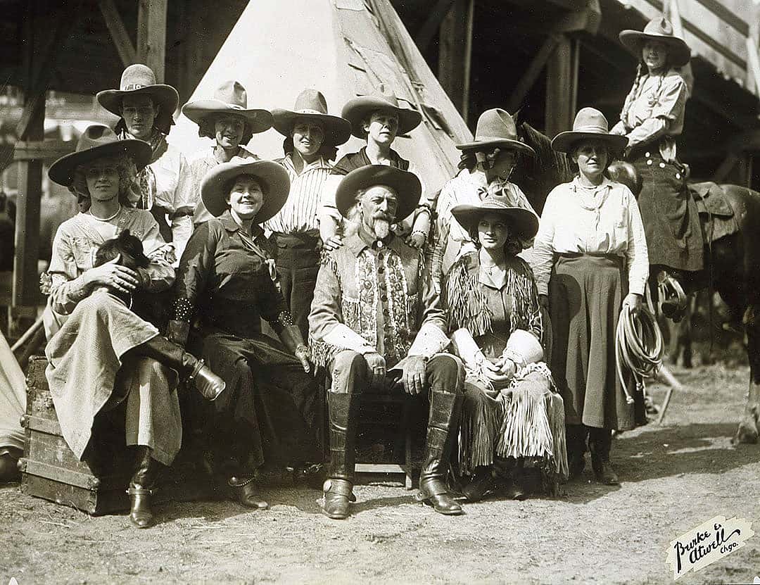 Did the ladies of the Wild West seek Buffalo Bill's beauty secrets, too? Burke & Atwell, Chicago, ca. 1916. MS 6 William F. Cody Collection. P.69.790